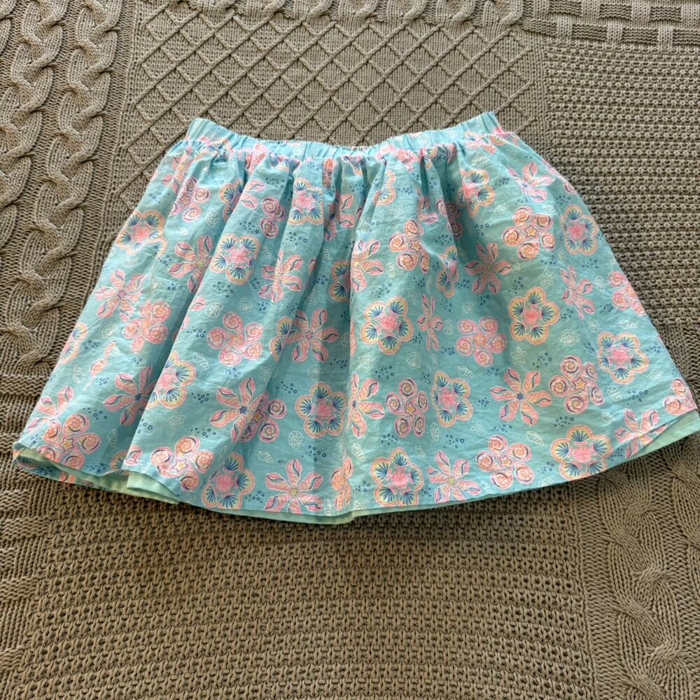 Isaac Mizrahi Seashell Layered Skirt ~ 7/8